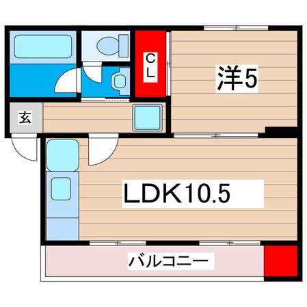 レジデンス東多賀の物件間取画像